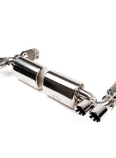 Fabspeed Mild Maxflo Performance Exhaust System w/ Satin Black Tips Porsche 997 Turbo 2006-2009                                     - FS.POR.997T.MAXMB - Image 2