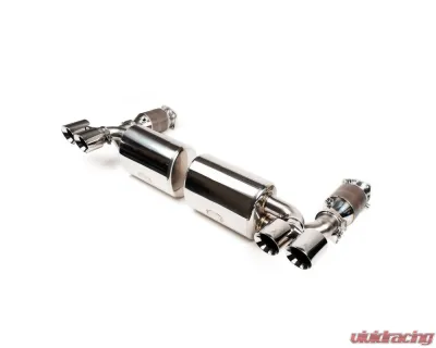 Fabspeed Mild Maxflo Performance Exhaust System w/ Satin Black Tips Porsche 997 Turbo 2006-2009 - FS.POR.997T.MAXMB