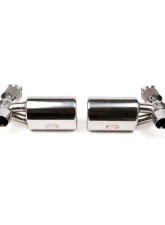 Fabspeed Mild Maxflo Performance Exhaust System w/ Satin Black Tips Porsche 997 Turbo 2006-2009                                     - FS.POR.997T.MAXMB - Image 3