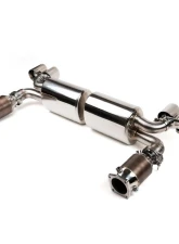 Fabspeed Mild Maxflo Performance Exhaust System w/ Satin Black Tips Porsche 997 Turbo 2006-2009                                     - FS.POR.997T.MAXMB - Image 4