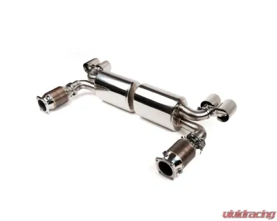 Fabspeed Mild Maxflo Performance Exhaust System w/ Satin Black Tips Porsche 997 Turbo 2006-2009 - FS.POR.997T.MAXMB
