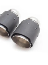 Fabspeed Carbon Fiber Deluxe Quad Style Tips Porsche E3 Cayenne S 2.9L Turbo 2019+                                     - FS.POR.E3S.DLTC - Image 3