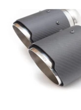 Fabspeed Carbon Fiber Deluxe Quad Style Tips Porsche E3 Cayenne S 2.9L Turbo 2019+                                     - FS.POR.E3S.DLTC - Image 4