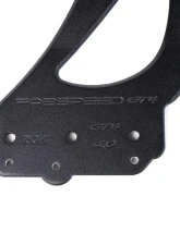 Fabspeed Clear Coated Billet Aluminum Monoblock Wing Risers Porsche 981 | 718 Cayman GT4 2015+                                     - FS.POR.GT4.MWR.AS - Image 4