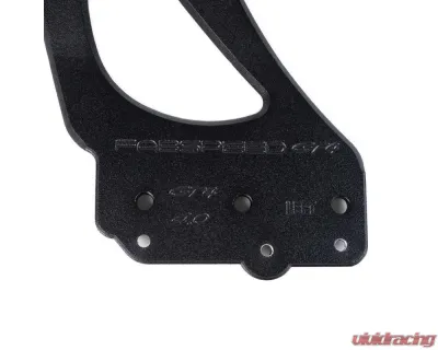 Fabspeed Clear Coated Billet Aluminum Monoblock Wing Risers Porsche 981 | 718 Cayman GT4 2015+ - FS.POR.GT4.MWR.AS