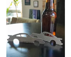Fabspeed Competition Porsche Keychain Bottle Opener