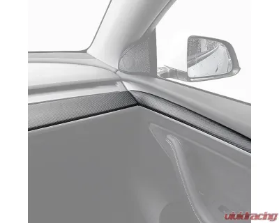 Fabspeed Matte Carbon Fiber Dashboard w/ Door Trim Tesla Model 3 2017-2020 - FS.TESLA.3.DDKM