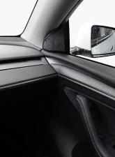 Fabspeed Matte Carbon Fiber Dashboard w/ Door Trim Tesla Model 3 2017-2020                                     - FS.TESLA.3.DDKM - Image 3