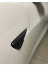 Fabspeed Matte Carbon Fiber Turn Signal Tesla Model Y 2021+                                     - FS.TESLA.Y.TSCM - Image 2