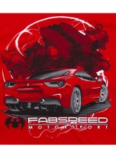 Fabspeed Motorsport Ferrari 488 Red T-Shirt                                     - FS.TS.FER.XL - Image 2