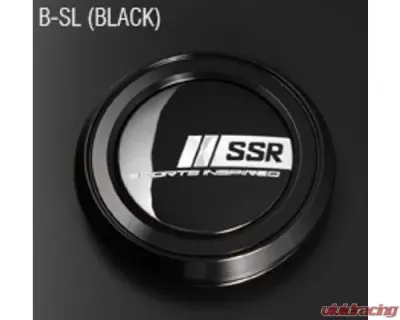 SSR B-Type Super Low Aluminum Black Center Cap - PARTS240BL