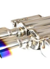 MXP Comp RS Exhaust System w/ Blue Burned Tips Honda Civic Si Coupe 2017+                                     - MXCRFC3CPB - Image 2