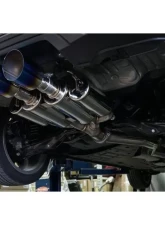 MXP Comp RS Exhaust System w/ Blue Burned Tips Honda Civic Si Coupe 2017+                                     - MXCRFC3CPB - Image 4
