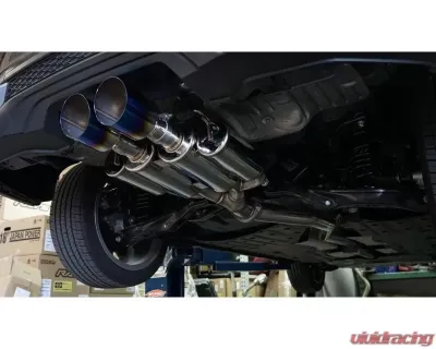 MXP Comp RS Exhaust System w/ Blue Burned Tips Honda Civic Si Coupe 2017+ - MXCRFC3CPB