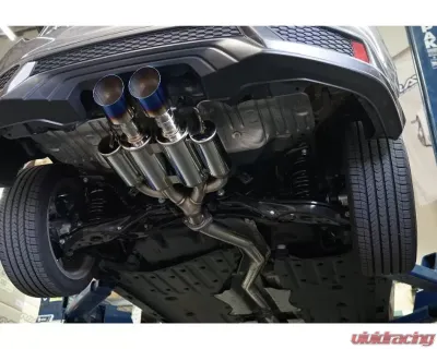 MXP Comp RS Exhaust System w/ Blue Burned Tips Honda Civic Si Coupe 2017+ - MXCRFC3CPB