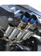 MXP Comp RS Exhaust System w/ Blue Burned Tips Honda Civic Sport HB 2017+                                     - MXCRFK7B - Image 2