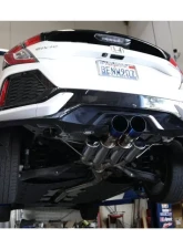 MXP Comp RS Exhaust System w/ Blue Burned Tips Honda Civic Sport HB 2017+                                     - MXCRFK7B - Image 3
