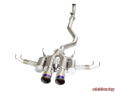 MXP Comp RS Exhaust System w/ Blue Burned Tips Honda Civic Type R (FK8) 2017-2021 - MXCRFK8B
