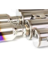 MXP Comp RS Exhaust System w/ Blue Burned Tips Honda Civic Type R (FK8) 2017-2021                                     - MXCRFK8B - Image 2