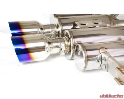 MXP Comp RS Exhaust System w/ Blue Burned Tips Honda Civic Type R (FK8) 2017-2021 - MXCRFK8B