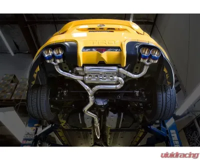 MXP Street Performance Exhaust System w/ QUAD Burned Blue Tips Scion FRS | Subaru BRZ | Toyota 86 TRD 2013+ - MXSPFT86TRD
