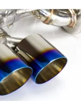MXP Street Performance Exhaust System w/ QUAD Burned Blue Tips Scion FRS | Subaru BRZ | Toyota 86 TRD 2013+                                     - MXSPFT86TRD - Image 4