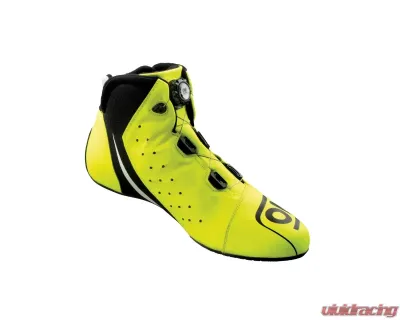 OMP Racing One Evo X R Fluo Yellow Shoes FIA - IC/805E09941
