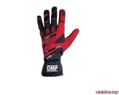 OMP Racing KS-3 Gloves MY2018 - KB0-2743-B01-060-XS