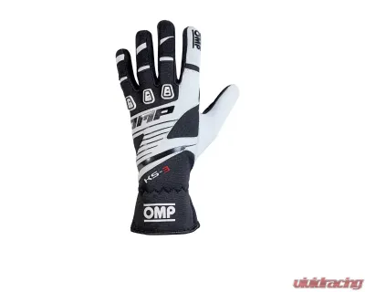 OMP Racing KS-3 Gloves MY2018 - KB0-2743-B01-076-M