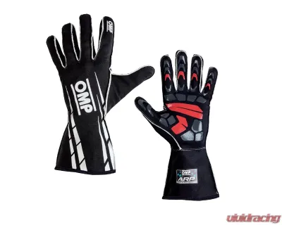 OMP Racing ARP Gloves Black - KB0-2745-A01-071-XS