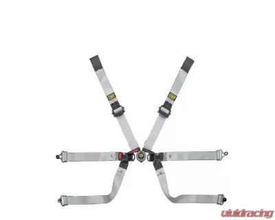 OMP Racing Safety Harness One-D 2" Formula Black/White FIA 8853-2016 - DA0-0104-A01-076