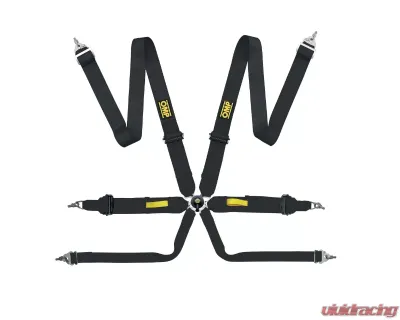 OMP Racing Safety Harness Tecnica 3 Black - DA0-0203-A01-071
