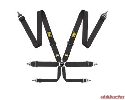 OMP Racing Safety Harness First 3 Black - DA0-0204-B01-071