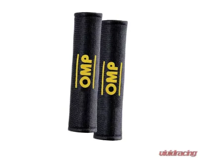 OMP Racing Seat Belt Pads 2" Black - DB0-0450-A01-071