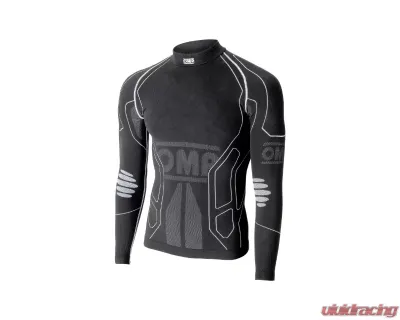 OMP Racing KS Winter-R Shirt Black - KE0-3021-B01-071-1012Y