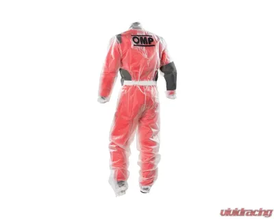 OMP Racing Rain-K Overall Suit Transparent - KK0-3106-A01-004-M