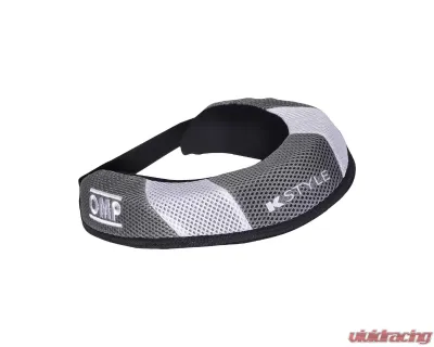 OMP Racing KS Style Neck Collar Grey - KK0-4009-080