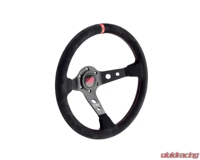 OMP Racing Corsica Scamosciato Steering Wheel Black - OD0-1954-071