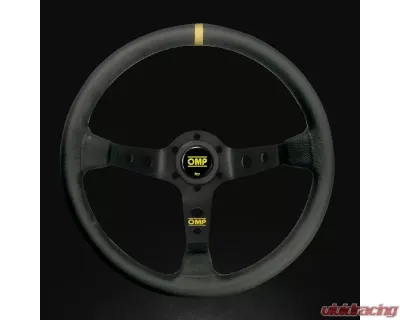 OMP Racing Corsica Liscio Steering Wheel Black - OD0-1956-071