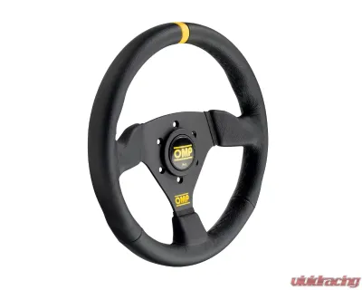 OMP Racing Trecento Steering Wheel Black - OD0-1975-071