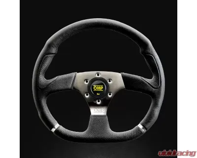 OMP Racing Cromo Steering Wheel Black - OD0-2018-189