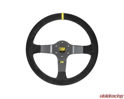 OMP Racing 350 Carbon D Steering Wheel Black - OD0-2028-071