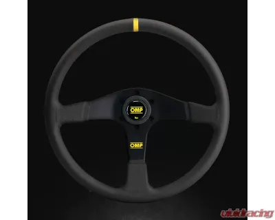 OMP Racing Velocita 380 Liscio Steering Wheel Black - OD0-2030-071