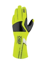 OMP Racing Pro Mech-S Gloves FIA 8856-2018 Fluo Yellow                                     - IB0-0758-C01-099-XL - Image 2