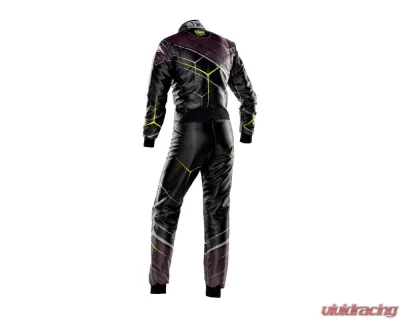 OMP Racing KS Art Children Karting Suit Black/Fluo Yellow - KA0-1726-BK1-178-130