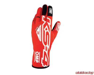 OMP Racing KS-4 Karting Gloves MY2023 - KB0-2750-A01-063-XS