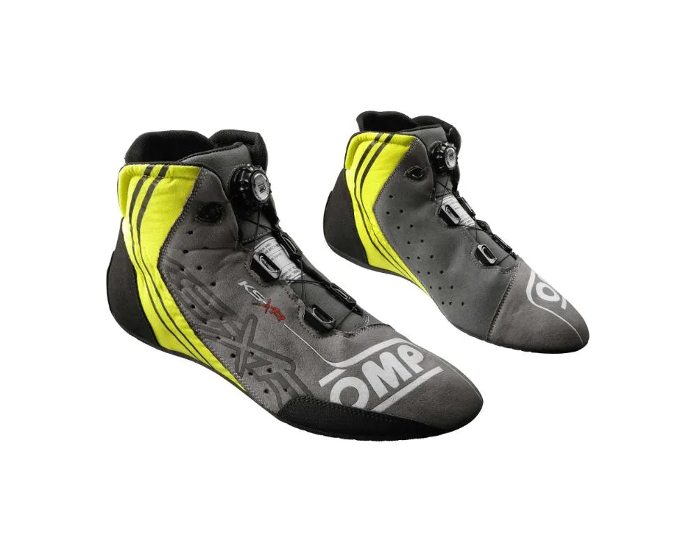 OMP Racing KS-X R Karting Shoes with Rotor Lacing KC0-0834