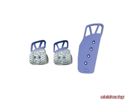 OMP Racing Anodized Aluminium Pedal Set of 3 - OA0-1069-041