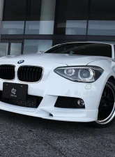3D Design Urethane Front Lip Spoiler BMW F20 1-Series M-Sport 2012-2018                                     - 3101-22011 - Image 4