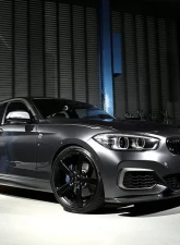 3D Design Carbon Fiber Front Lip Spoiler for BMW F20 1-Series LCI M-Sport 2012-2018                                     - 3101-22031 - Image 3